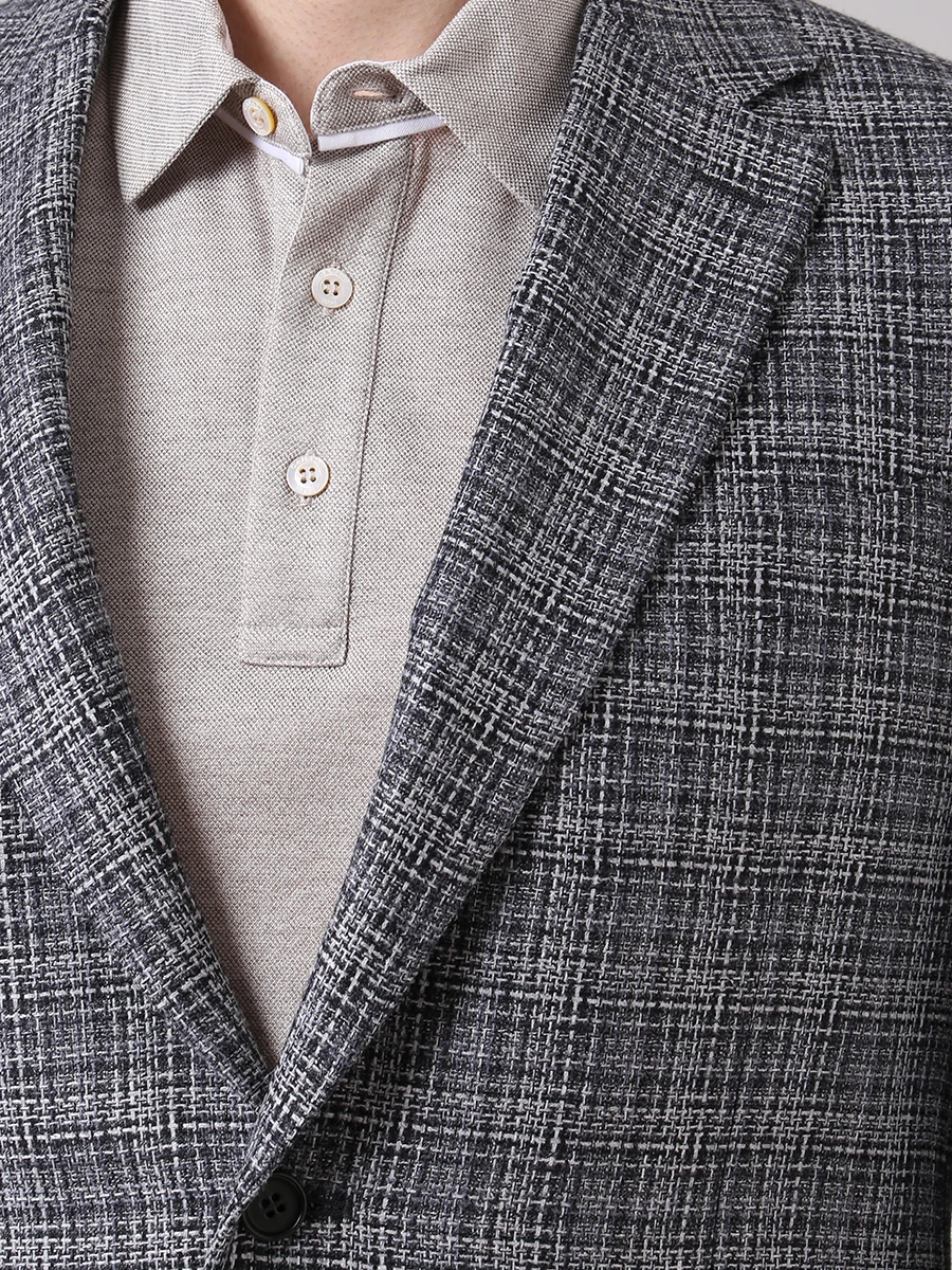 Пиджак классический CANALI CF00303/314/L11280 Клетка  Фото 5
