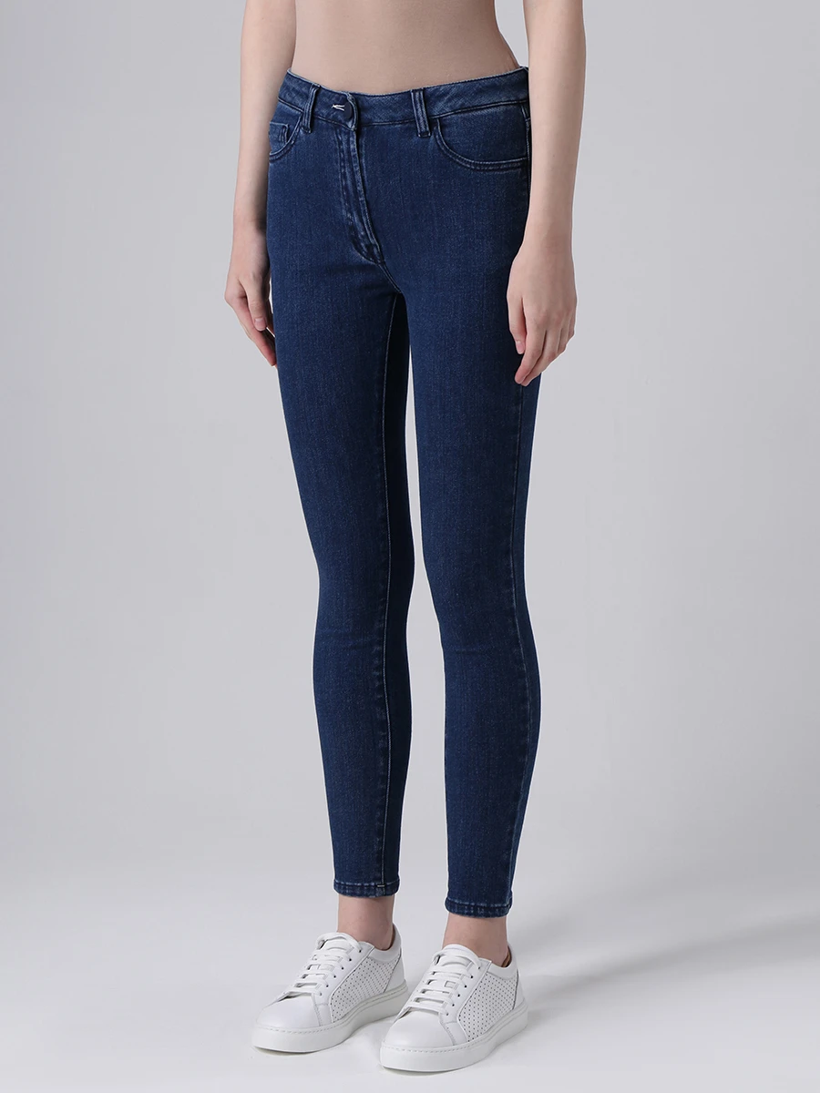 Джинсы хлопковые slim fit SCISSOR SCRIPTOR CLELIA ST2 T96 W2 Деним  Фото 4