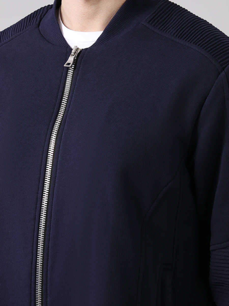 Костюм спортивный хлопковый BALMAIN TH18237I222/6UB/TH15660I263/6UB Синий  Фото 5