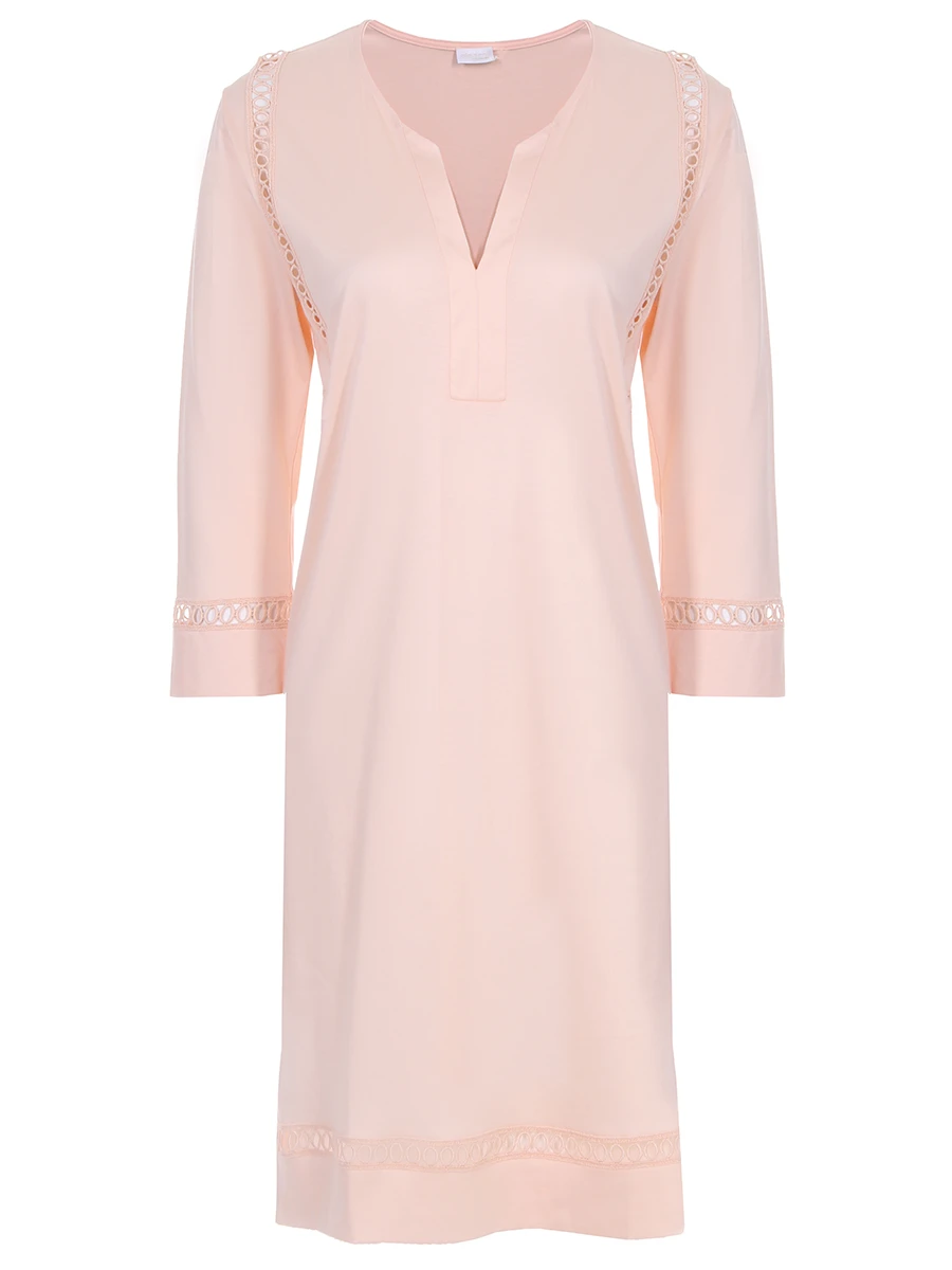 

Хлопковая сорочка, Кремовый, 286-4114-215