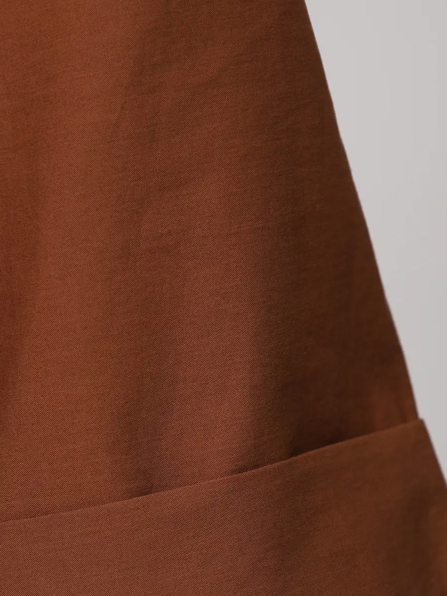 Платье хлопковое BRUNELLO CUCINELLI M0H93A4522 C7913 Коричневый  Фото 6