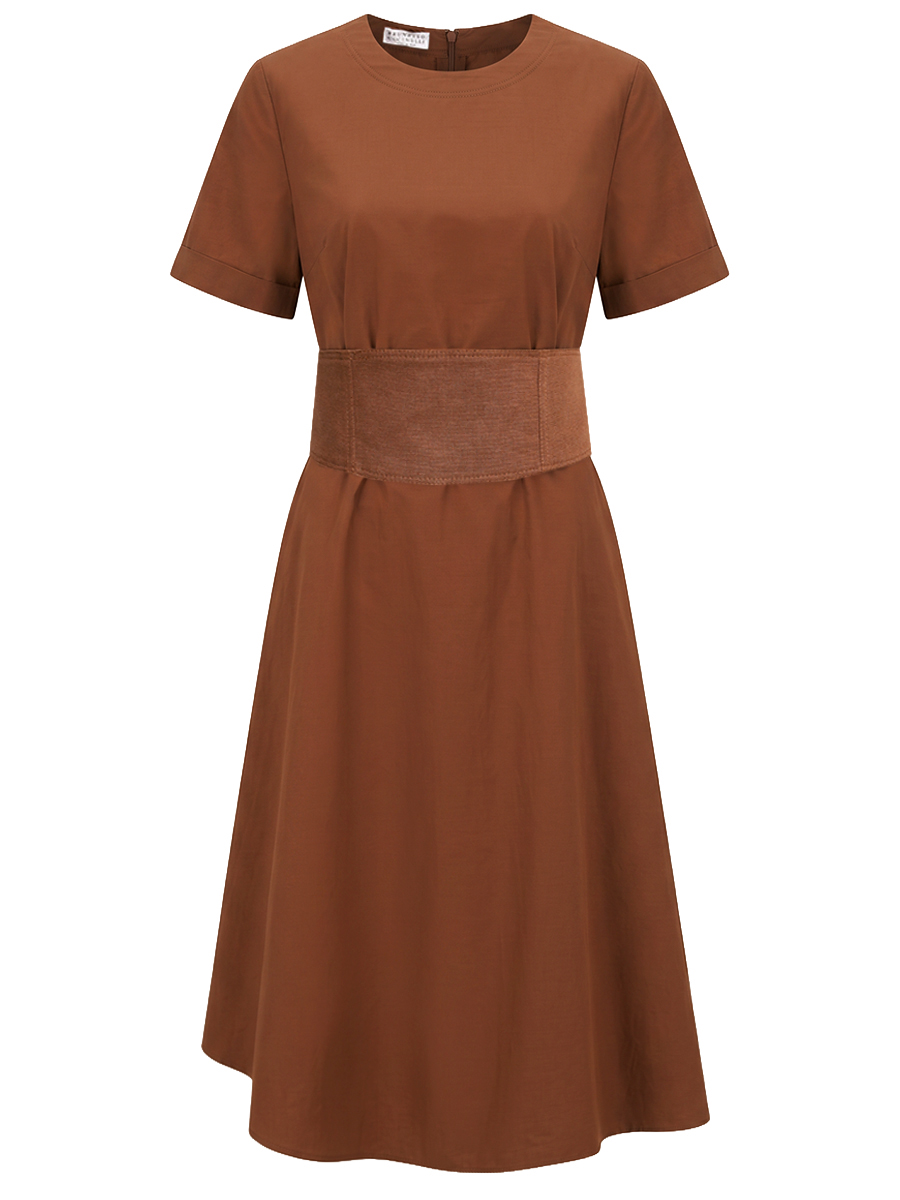 Платье хлопковое BRUNELLO CUCINELLI