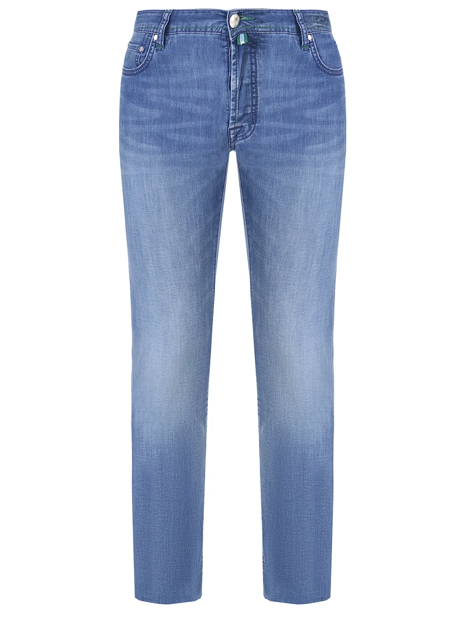 Джинсы slim fit хлопковые JACOB COHEN pw688 comf-00517 00517-w6 Голубой 