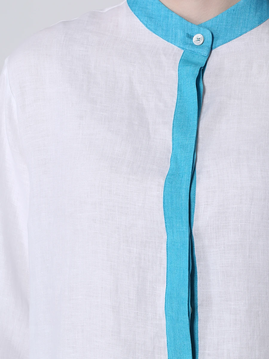 фото Блуза льняная kiton