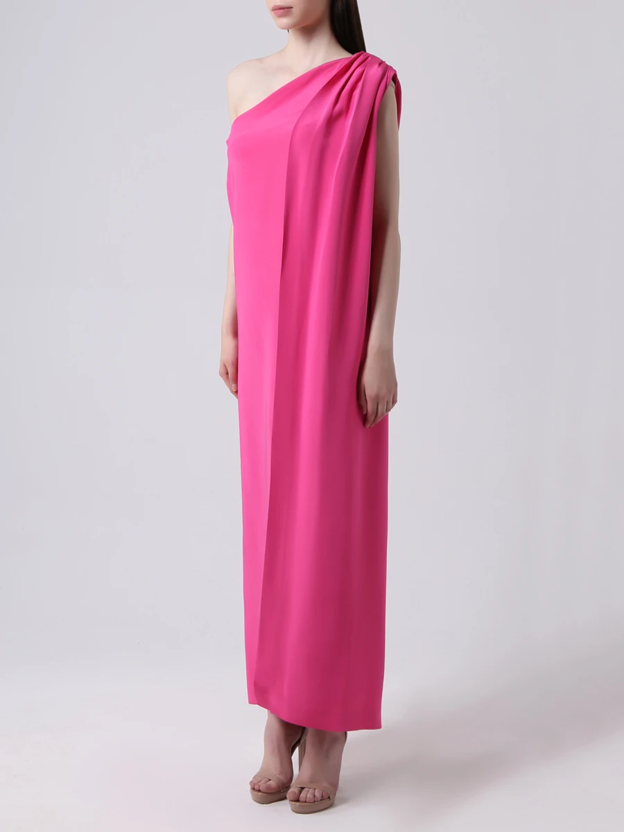 

Платье шелковое, Розовый, 17668/1672/розовый