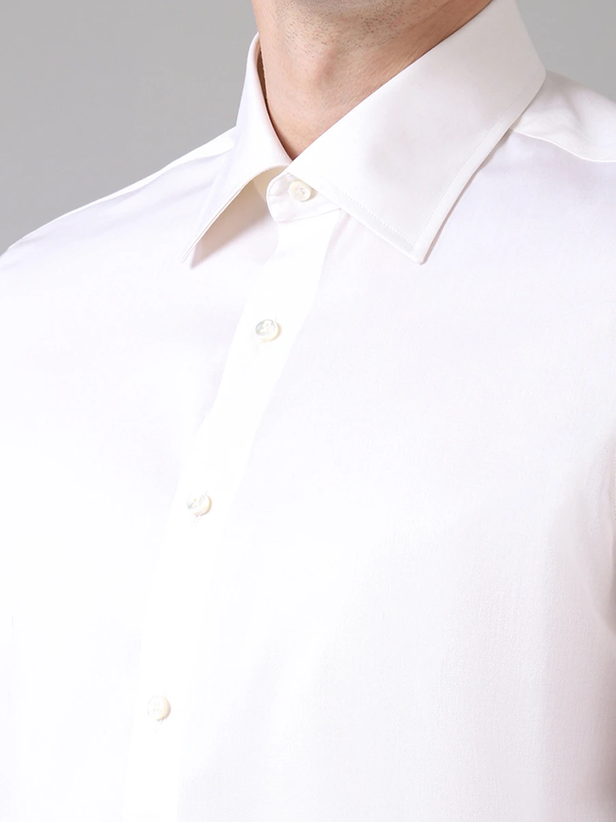 Рубашка slim fit хлопковая CANALI GR01587/701/NX05 SF, размер 48, цвет бежевый GR01587/701/NX05 SF - фото 5