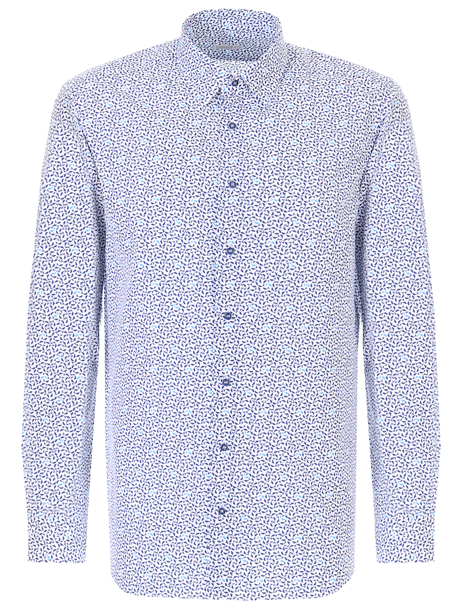 Рубашка Slim Fit хлопковая ZILLI