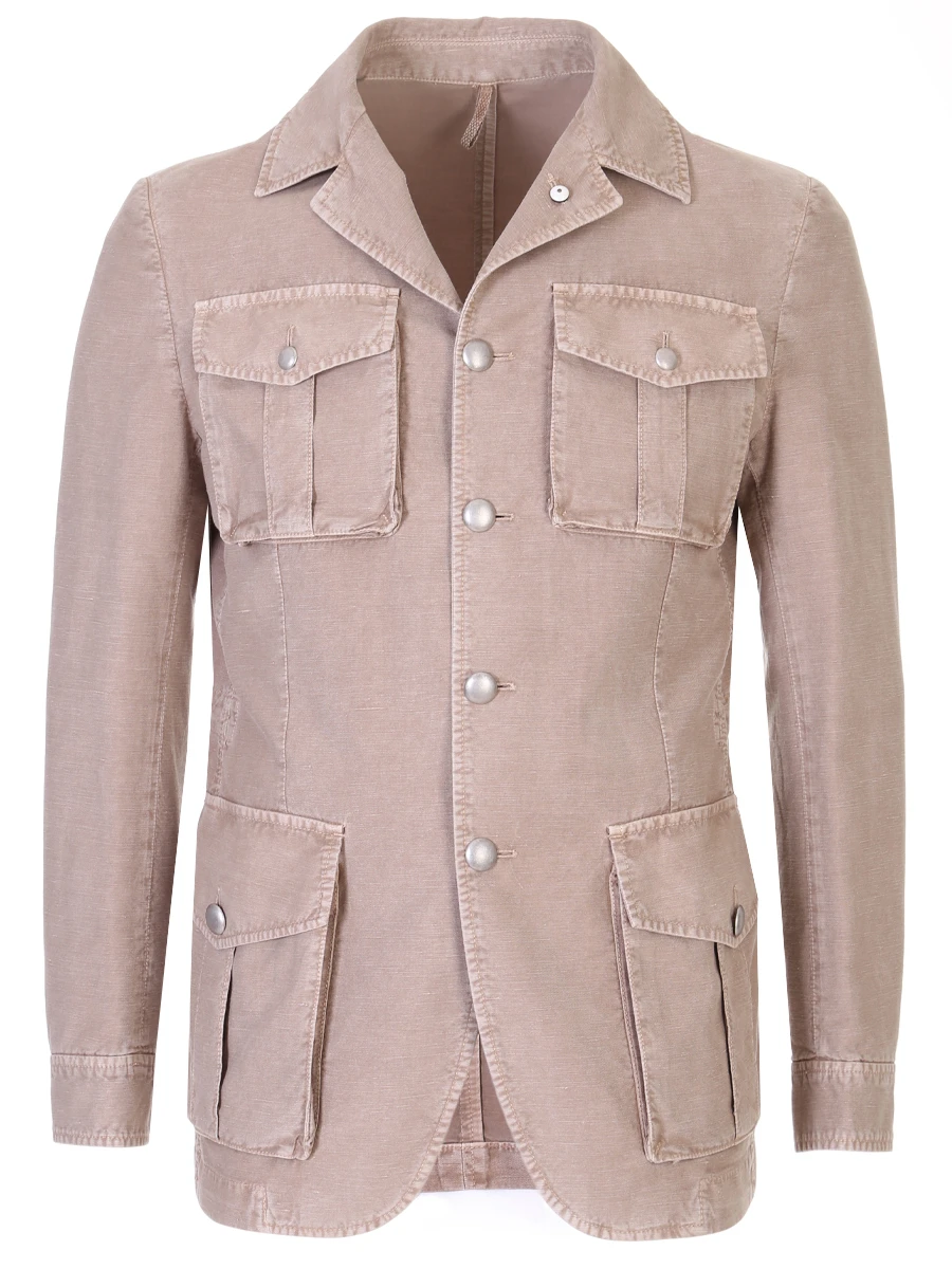 Пиджак с накладными карманами L.B.M. 1911 5810/5/2808 Коричневый 