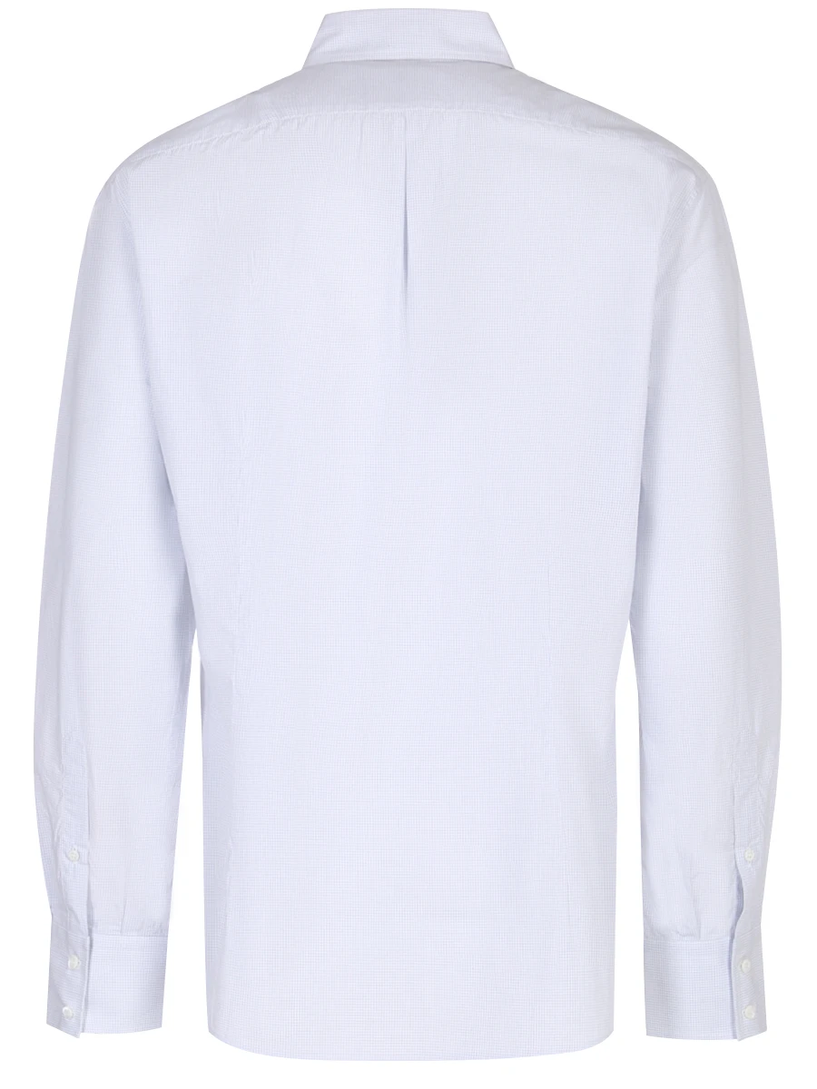 Рубашка Slim Fit хлопковая BRUNELLO CUCINELLI MS7291718, размер 50, цвет голубой - фото 2