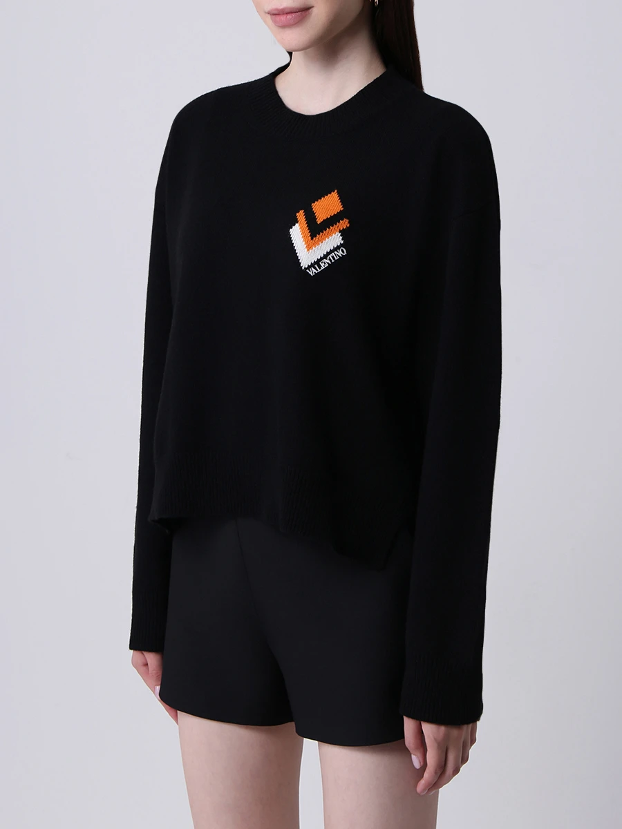 Свитер с логотипом VALENTINO PAP UB3KC14R5N7 Принт  Фото 4