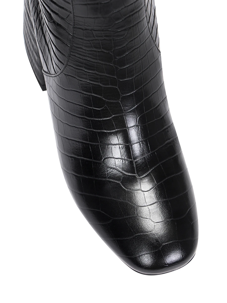 

Сапоги кожаные, Черный, 8W7094 TC3 F0QA1