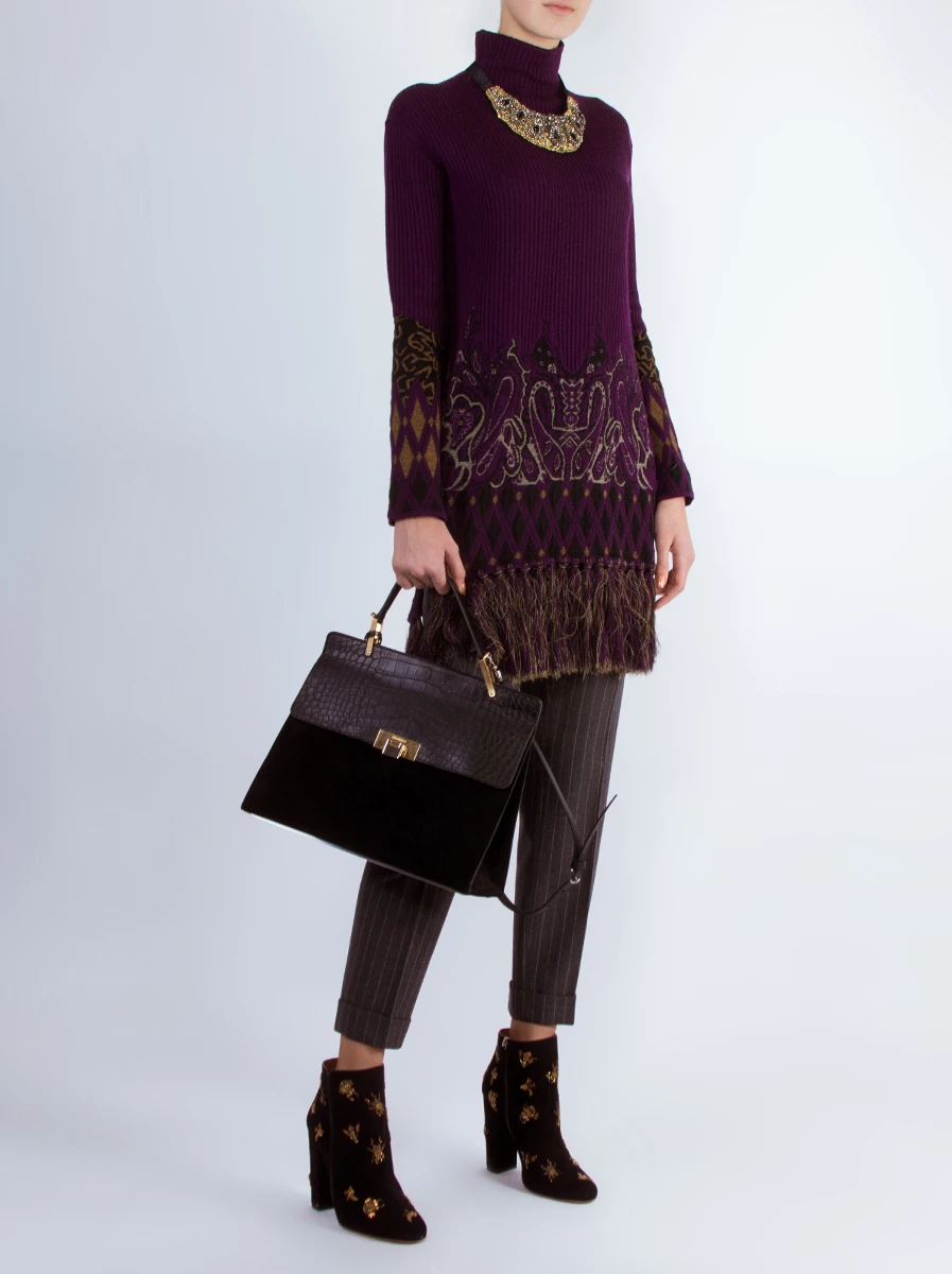 Платье-свитер ETRO 18762/9449/ Фиолетовый Фиолетовый  Фото 2