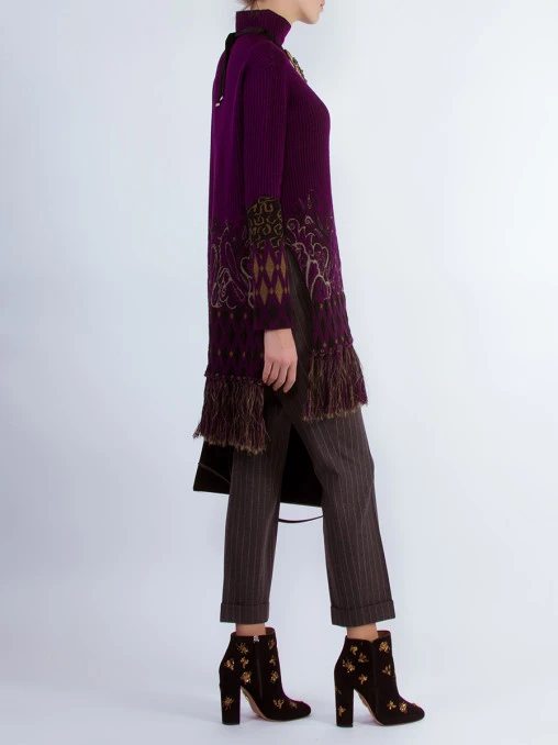 Платье-свитер ETRO 18762/9449/ Фиолетовый Фиолетовый  Фото 3