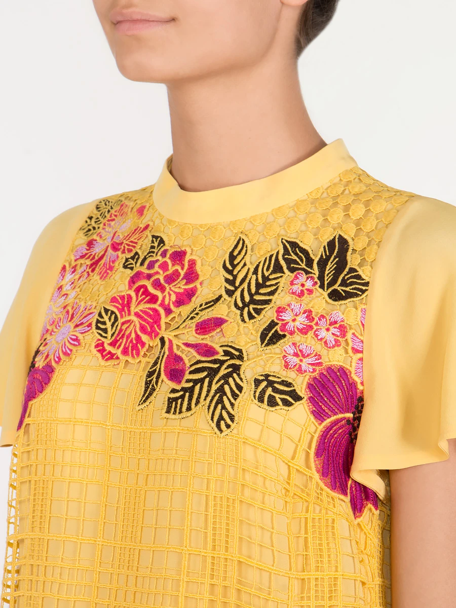 Хлопковое платье ETRO 18732/9501/желт Желтый  Фото 5