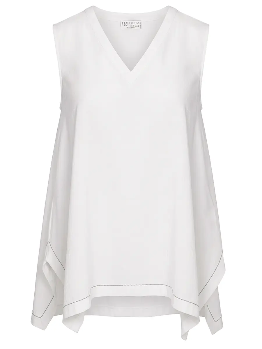 

Топ шелковый, Белый, MF948D5702 Белый