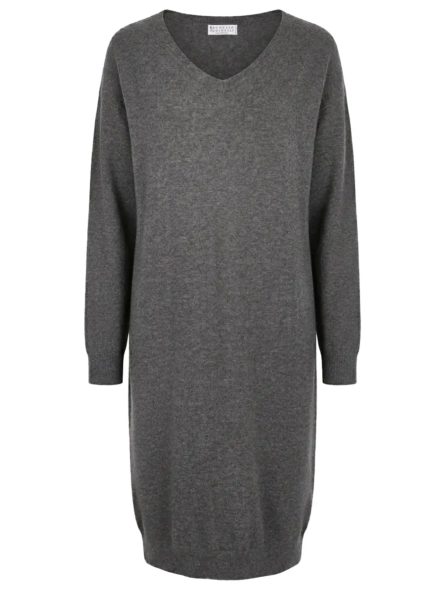 

Платье кашемировое, Серый, M12150A92 Серый