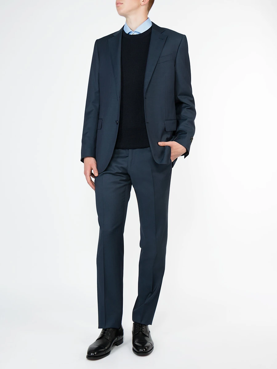 Классический костюм ZEGNA 922114 т.Синий Синий  Фото 2