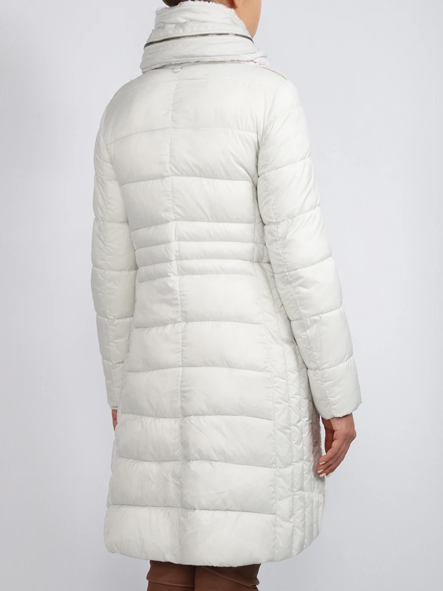 Удлиненная куртка LORENA ANTONIAZZI 3004P2/2348- Белый Белый  Фото 3