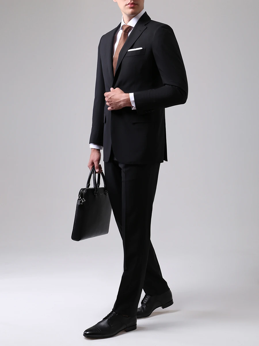 Классический костюм KITON UA89K0371109001 Черный Черный  Фото 2