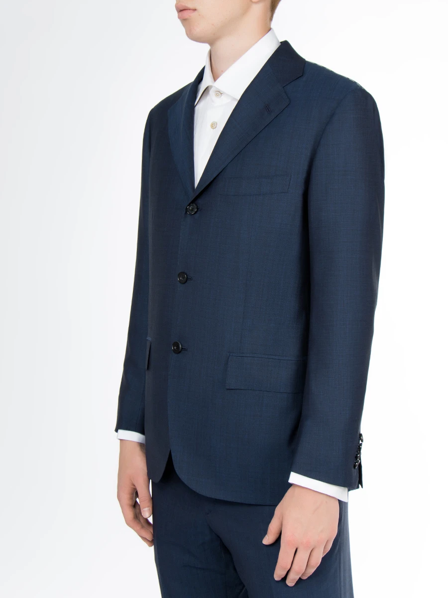 Классический костюм KITON UA89K07N0402002 Т.Синий Синий  Фото 4
