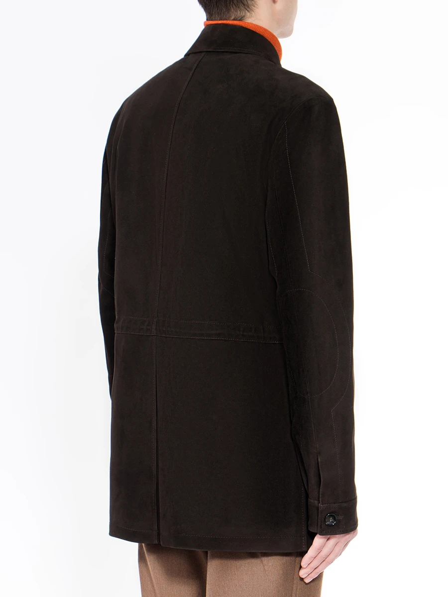 Комбинированная куртка KITON VW0306 Коричневый Коричневый  Фото 3