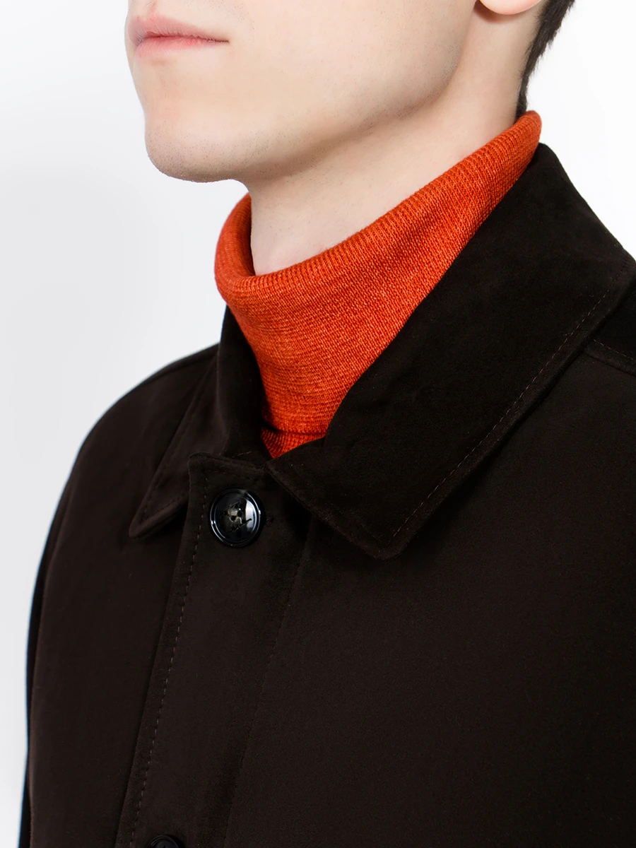 Комбинированная куртка KITON VW0306 Коричневый Коричневый  Фото 5