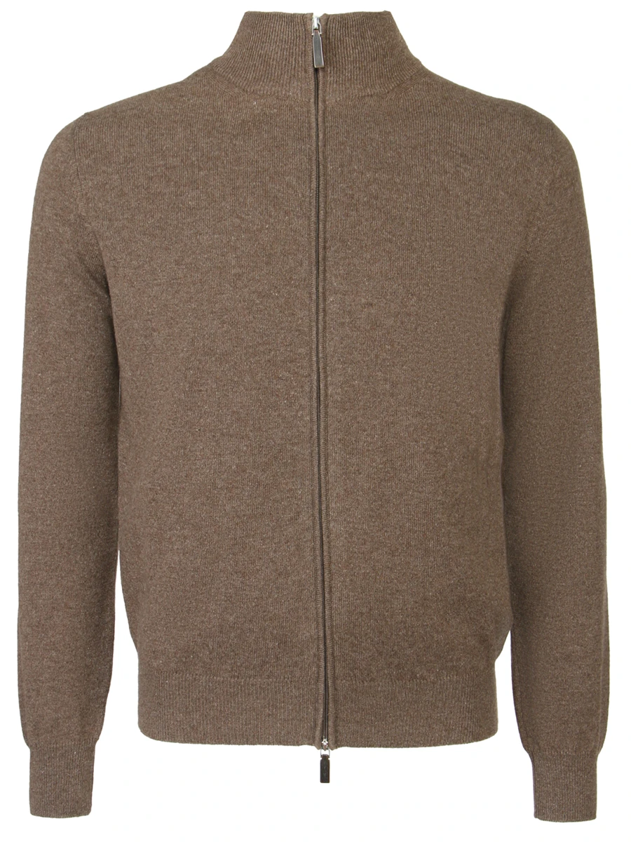 

Кардиган кашемировый на молнии, Коричневый, MA03176/RET/2-26KI молния Коричневый