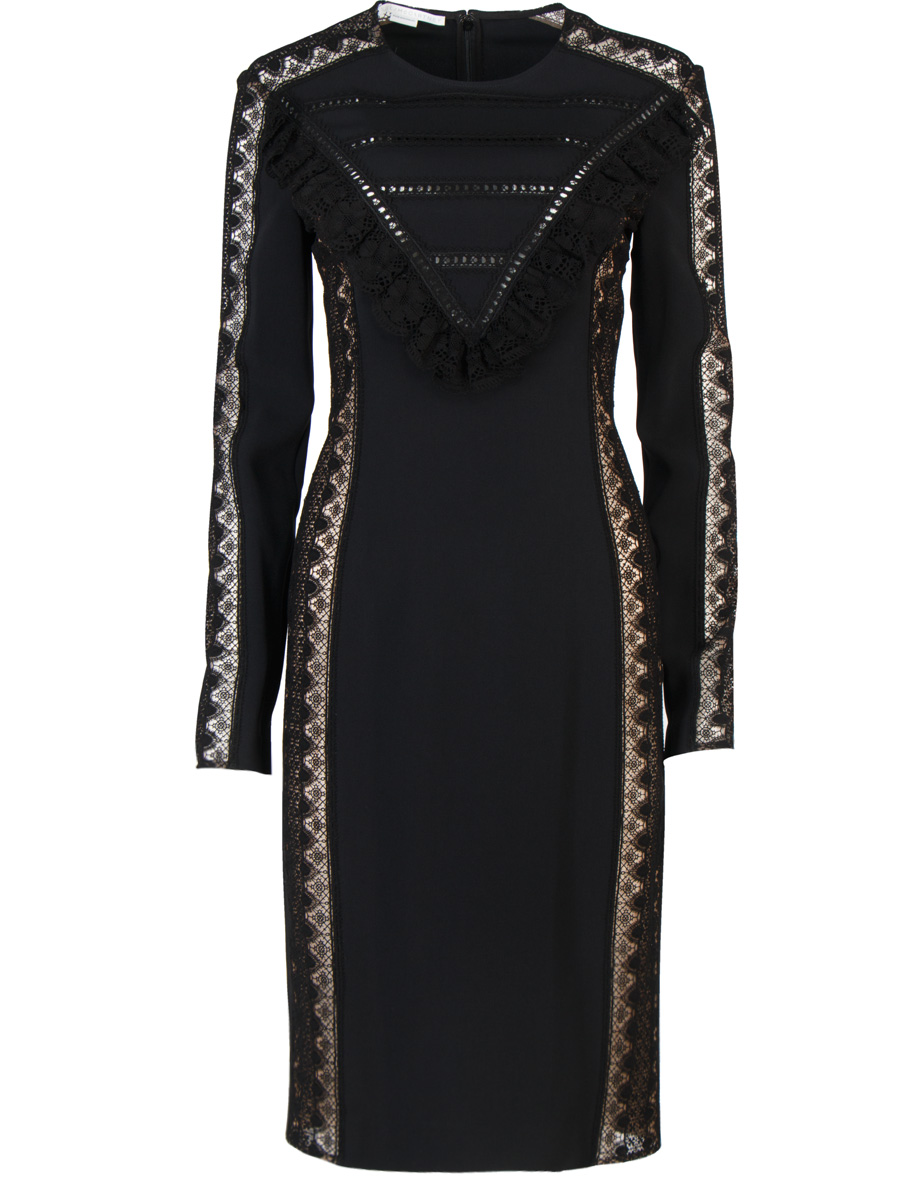 Платье с кружевной отделкой STELLA MCCARTNEY