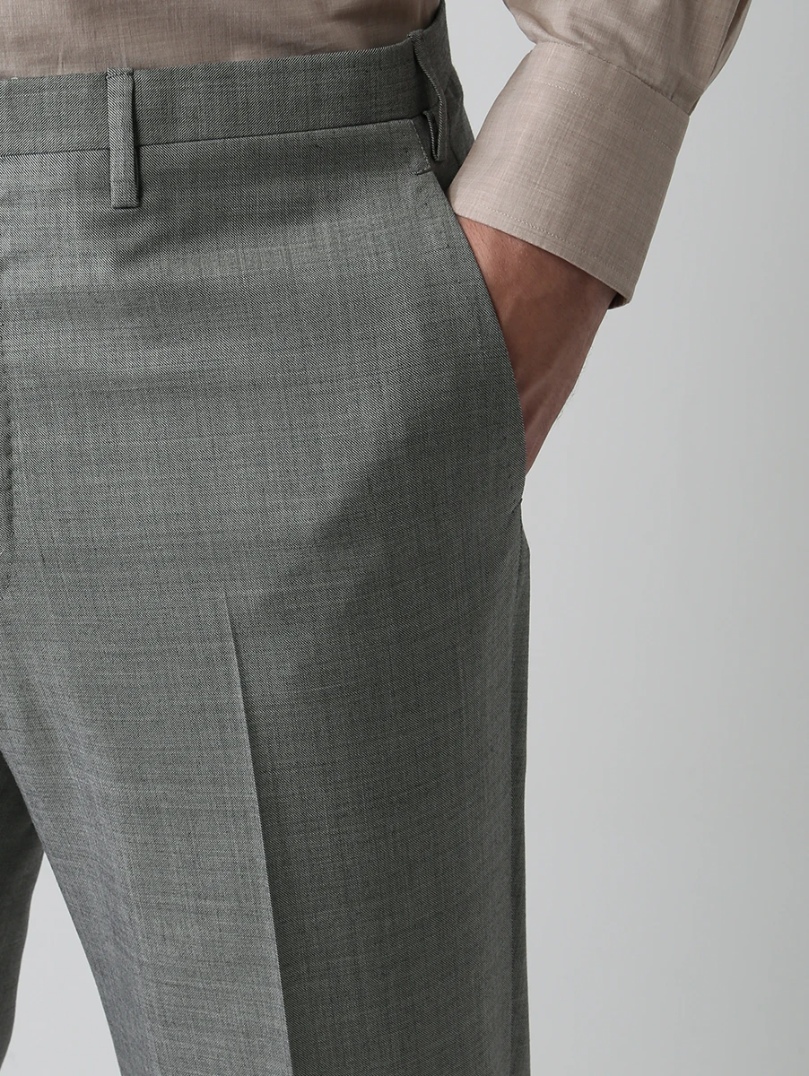 Костюм классический шерстяной KITON UA89K0127004001 Серый Серый  Фото 8