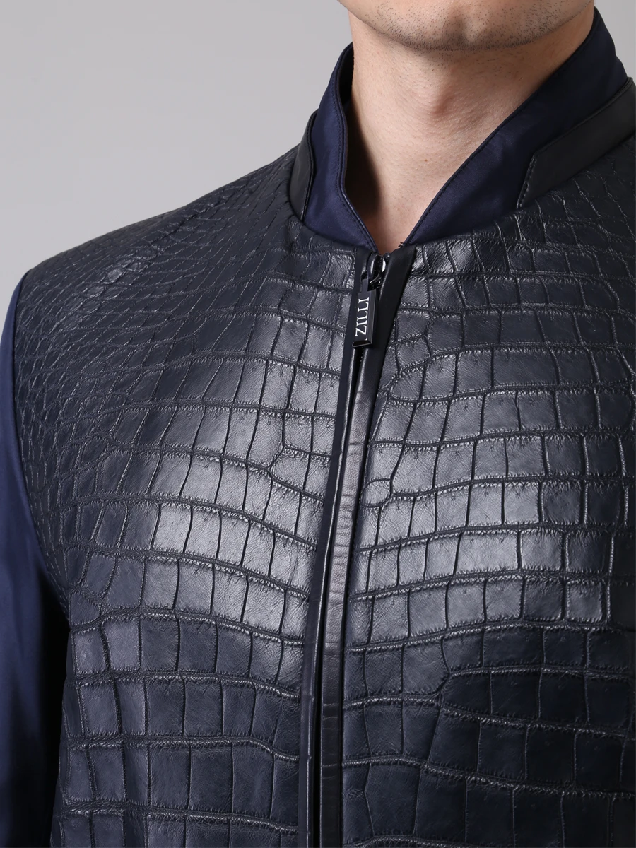 Комбинированная куртка ZILLI A1BRAQ-D0130 Т.Синий Синий  Фото 5