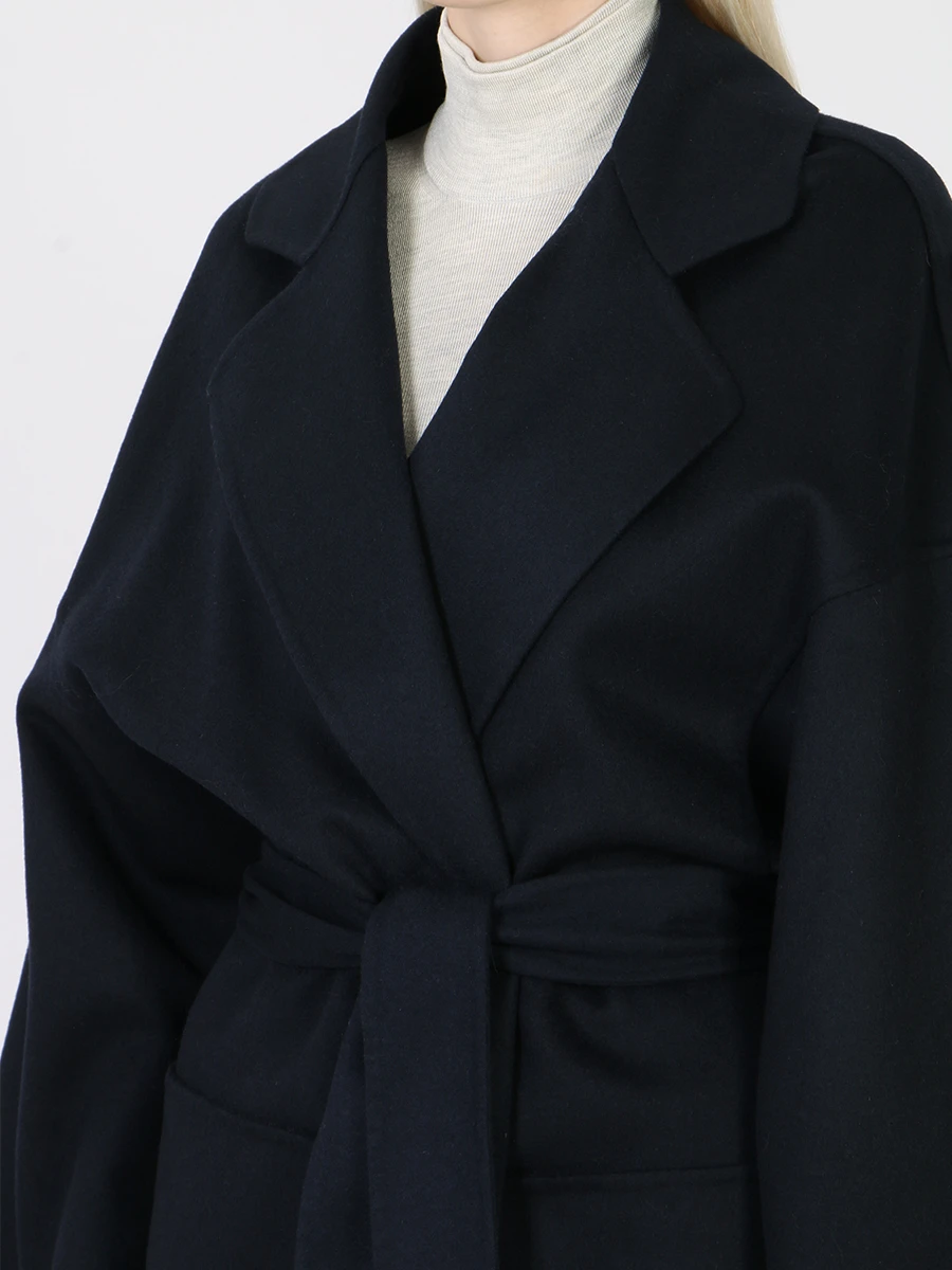 Пальто классическое LOEWE S2281141PA 5110 Синий  Фото 5