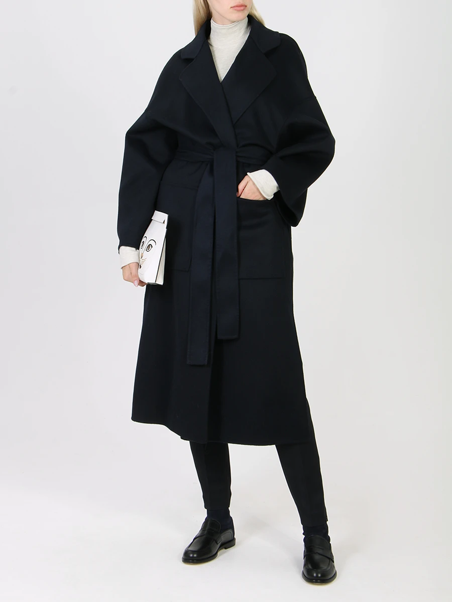 Пальто классическое LOEWE S2281141PA 5110 Синий  Фото 2