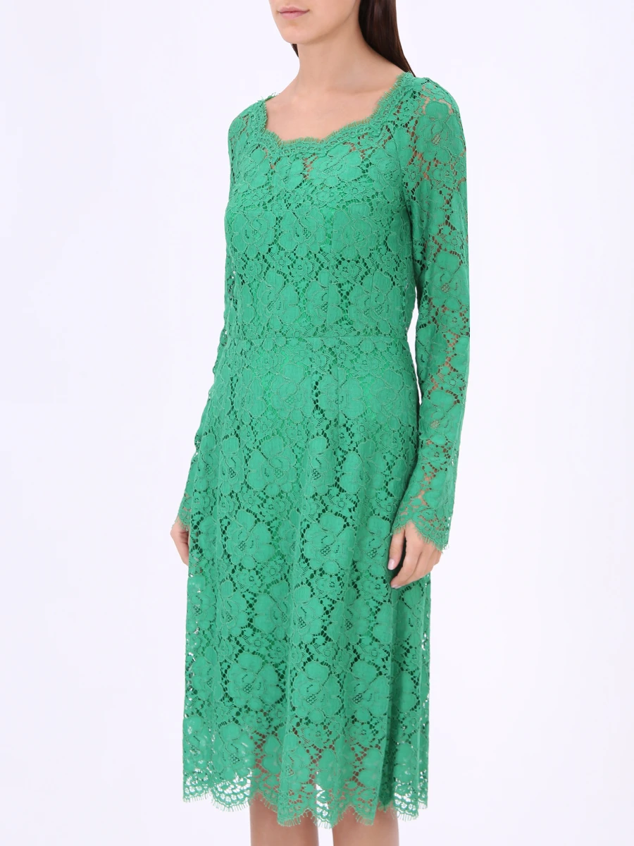Платье кружевное DOLCE & GABBANA f6rp7t/зел кр Зеленый  Фото 4