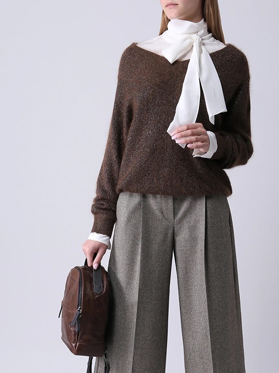 

Блуза шелковая, Белый, MB993DE504 C600