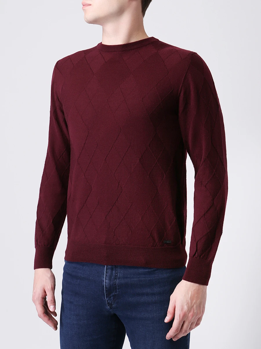 Джемпер шерстяной PAUL & SHARK I20P1074/411 Бордовый  Фото 4