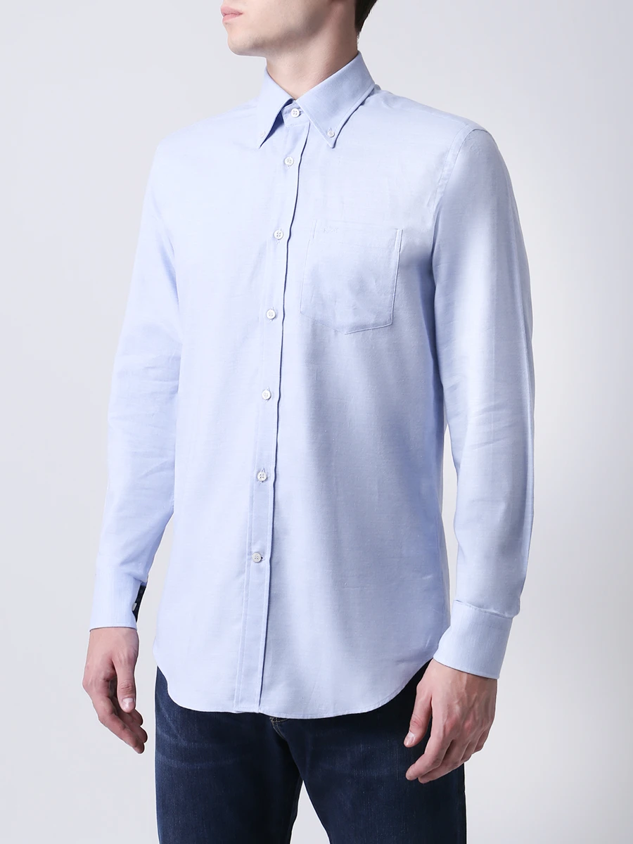 Рубашка Regular Fit хлопковая PAUL & SHARK I20P3064/016, размер 54, цвет голубой I20P3064/016 - фото 4