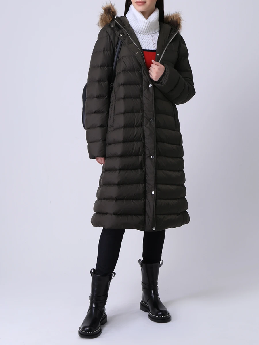 

Пуховик стеганый, Зеленый, I20F2022/044