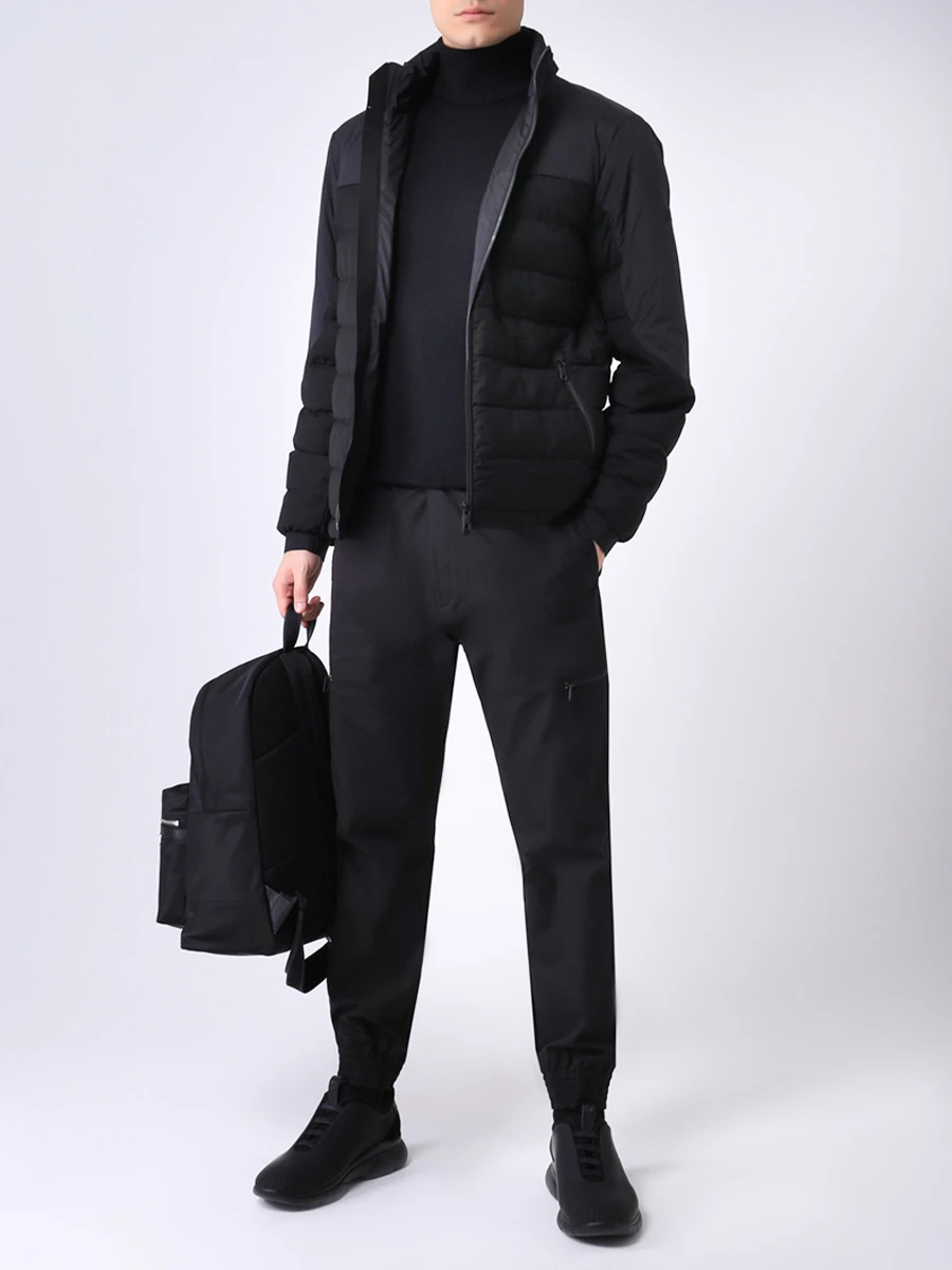 Куртка стеганая ZEGNA VV051/ZZT062/K09 Черный  Фото 2