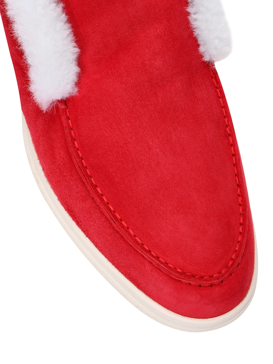 Ботинки замшевые на меху ALDO BRUE` BD331KVE 181 Красный  Фото 5