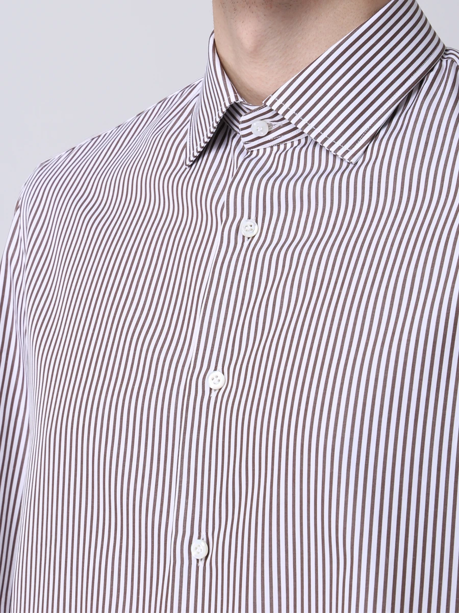 Рубашка Regular Fit в полоску STILE LATINO CMC219W01, размер 52, цвет белый - фото 5