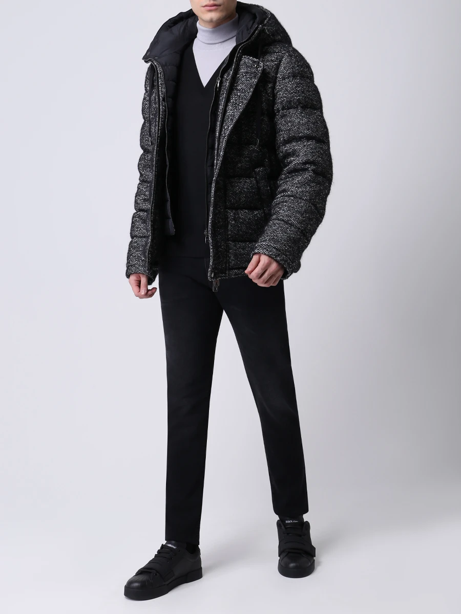 Водолазка шерстяная DOLCE & GABBANA GXB09T JAVWF S9000 Черный  Фото 2