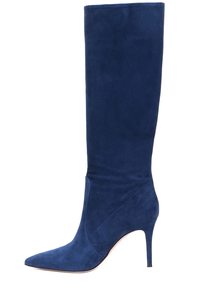 Сапоги замшевые Hansen GIANVITO ROSSI G80626.85RIC.C45MIDN Синий  Фото 3