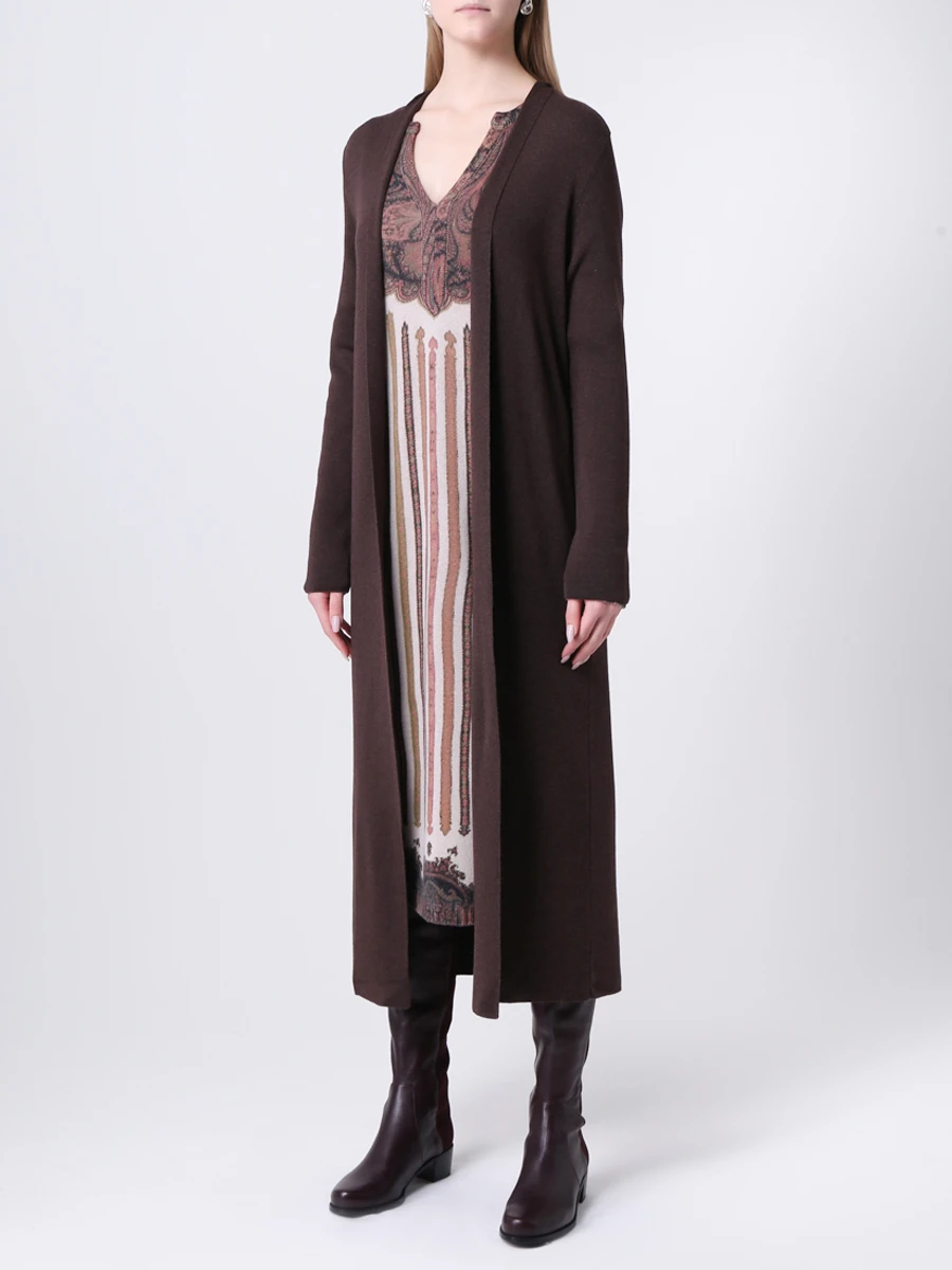 Кардиган шерстяной HAIDER ACKERMANN 174-6602-252-067 Коричневый Коричневый  Фото 4