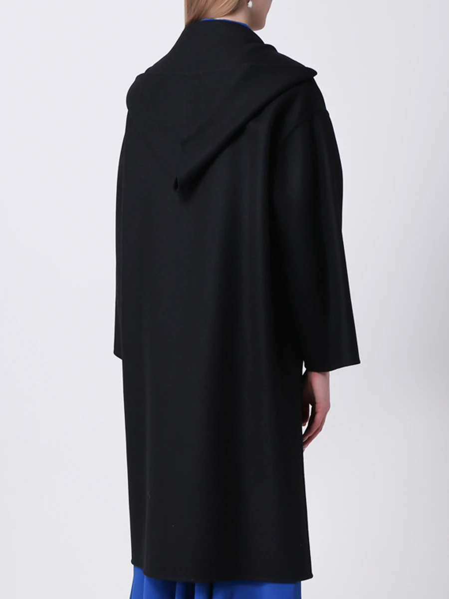Пальто из шерсти и ангоры VALENTINO PAP LB3CA1051CJ/ Черный Черный  Фото 3