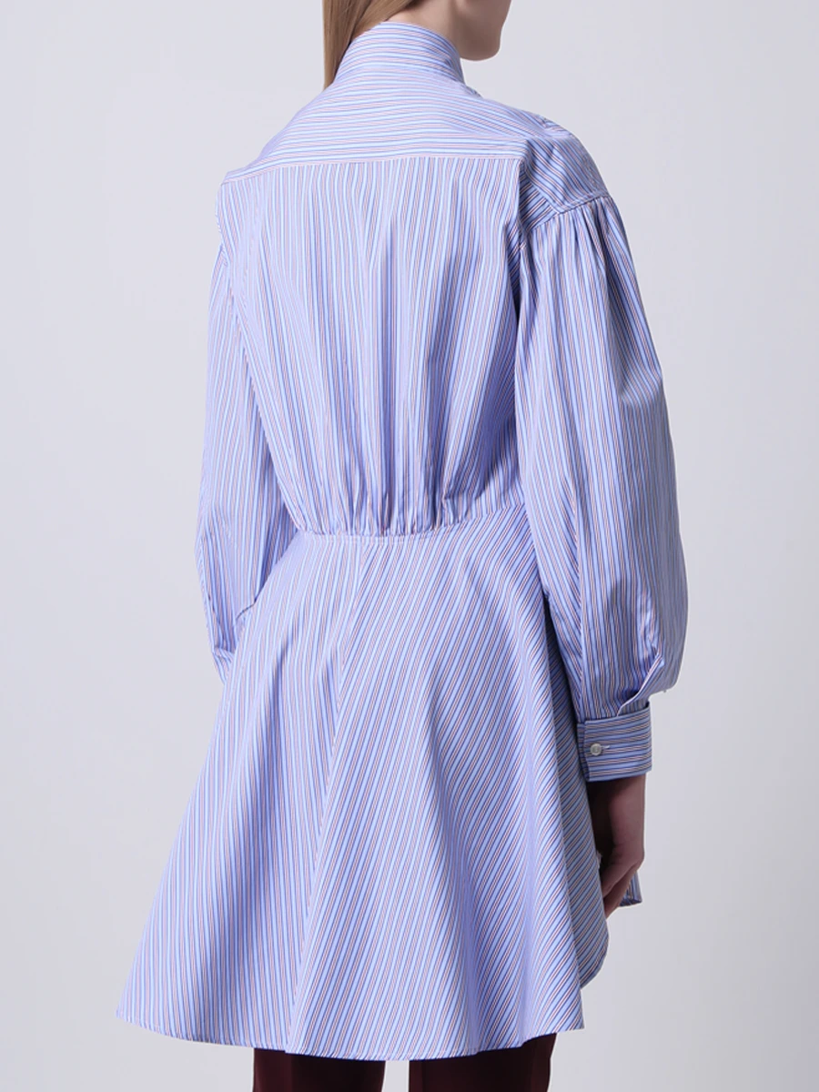 Рубашка хлопковая в полоску ETRO 19051 3809 0250, размер 42, цвет голубой - фото 3