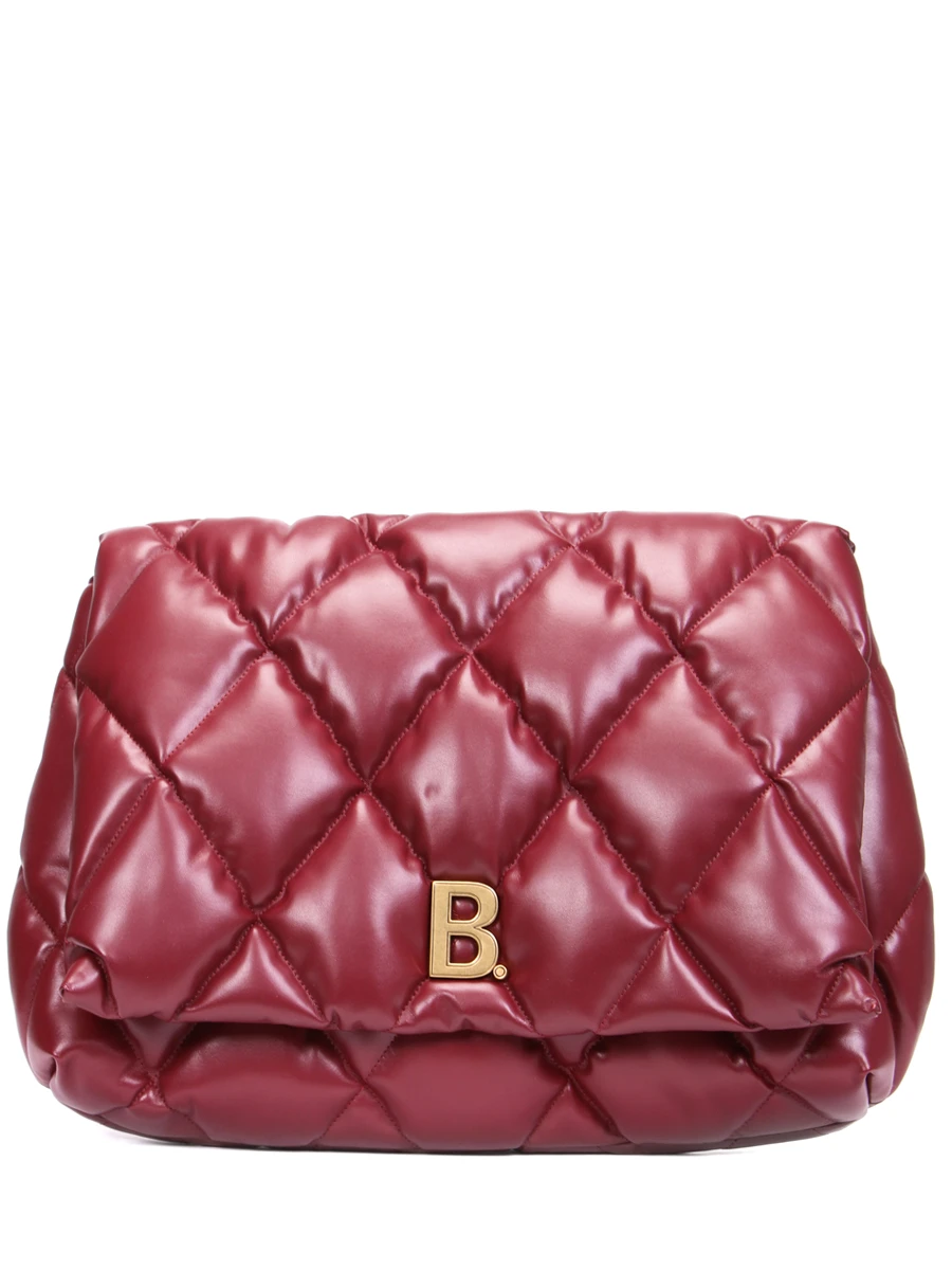 

Клатч кожаный Puffy, Бордовый, 624947-1WN4M-6211