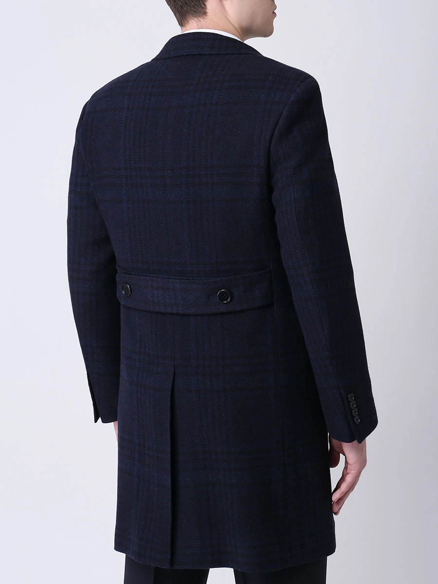 Пальто шерстяное CANALI FF02865/301 Синий  Фото 3