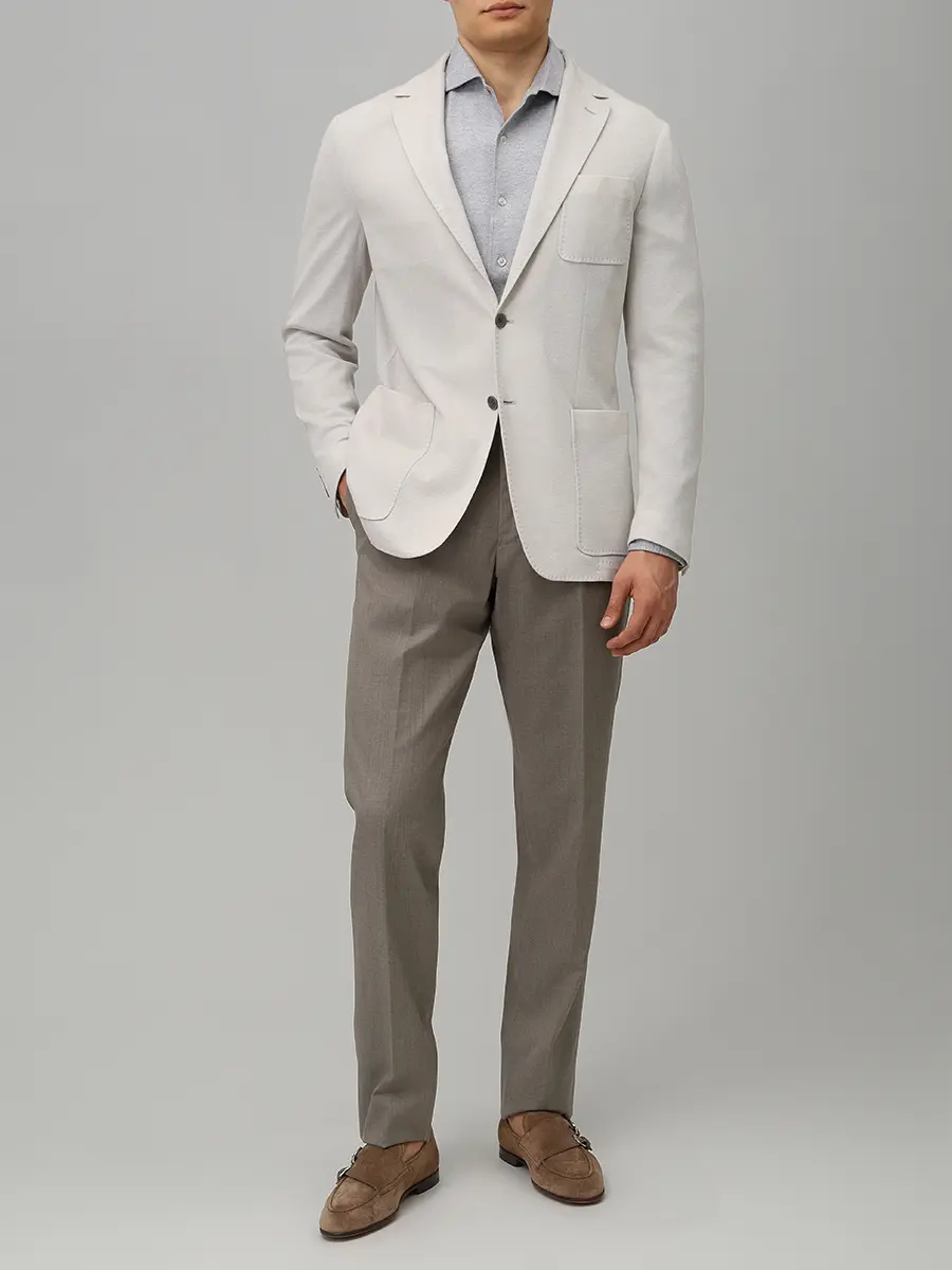 Рубашка Regular Fit хлопковая CANALI GN01992/201 Серый  Фото 2