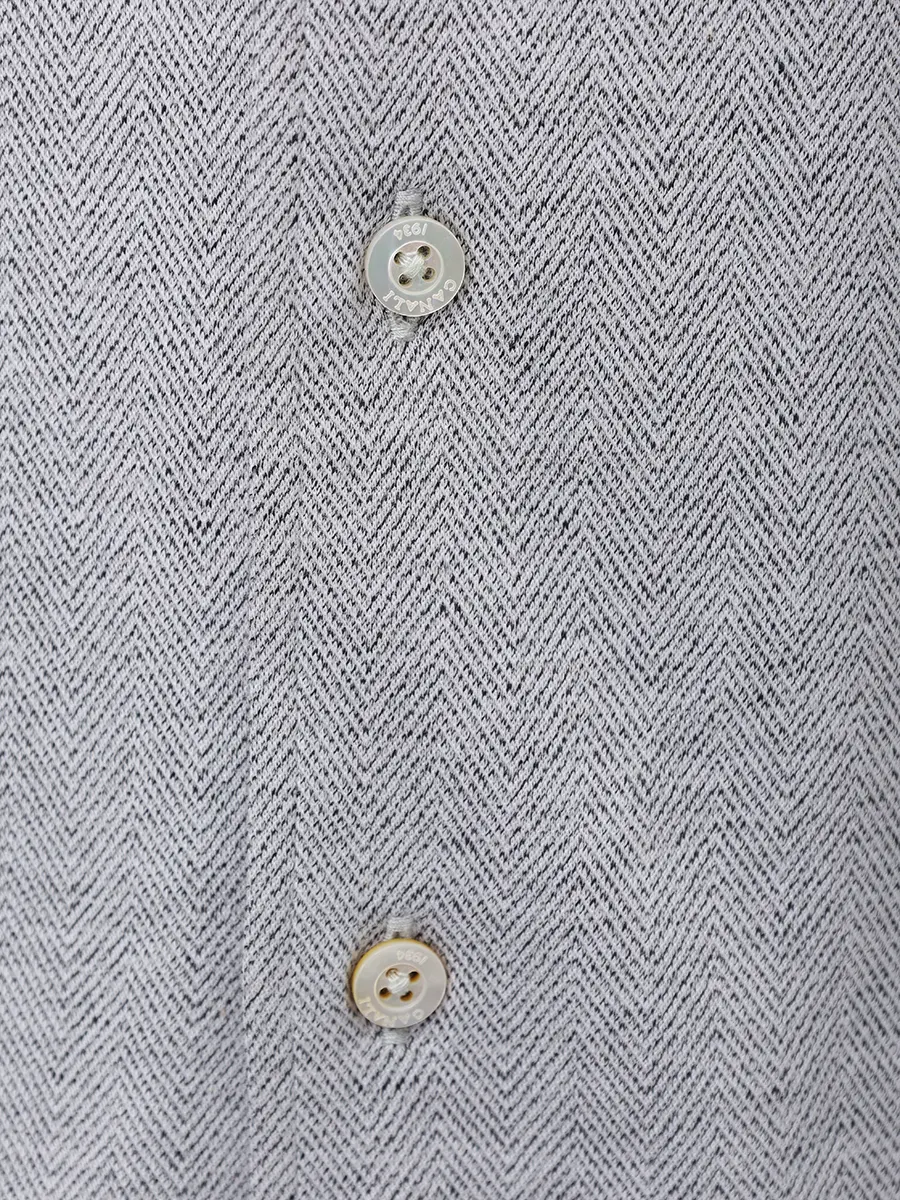 Рубашка Regular Fit хлопковая CANALI GN01992/201 Серый  Фото 6