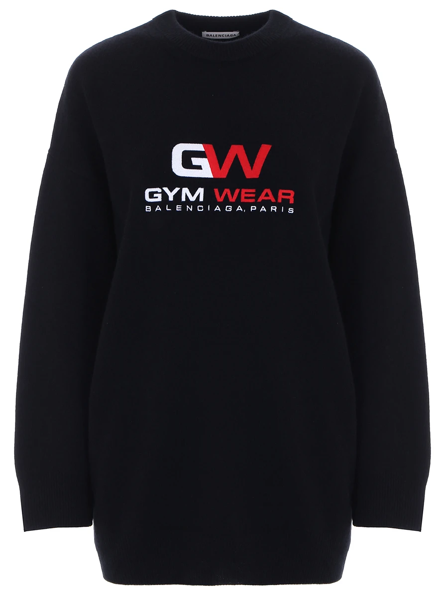 

Джемпер кашемировый удлиненный, Принт, 626184-T4107-1000